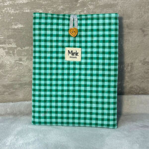 Funda Portátil a Cuadros Azul/Verde