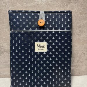 Funda libro anclas con bolsillo