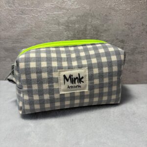 neceser Mini vichy gris