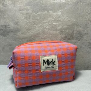 neceser Mini vichy Naranja/lila