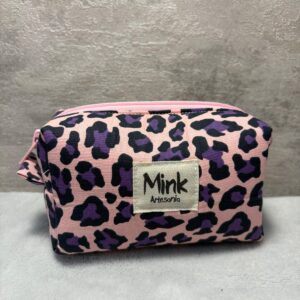 neceser Mini leopardo rosa