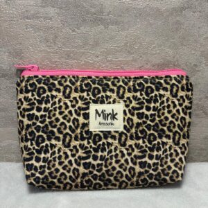 Neceser (fondo estrecho) leopardo