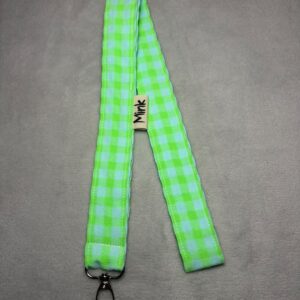 Lanyard Vichy verde fluor