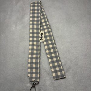 Lanyard Vichy gris