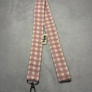 Lanyard Vichy rosa palo