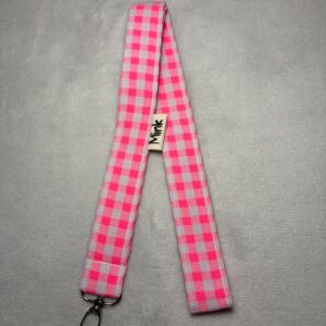 Lanyard Vichy rosa